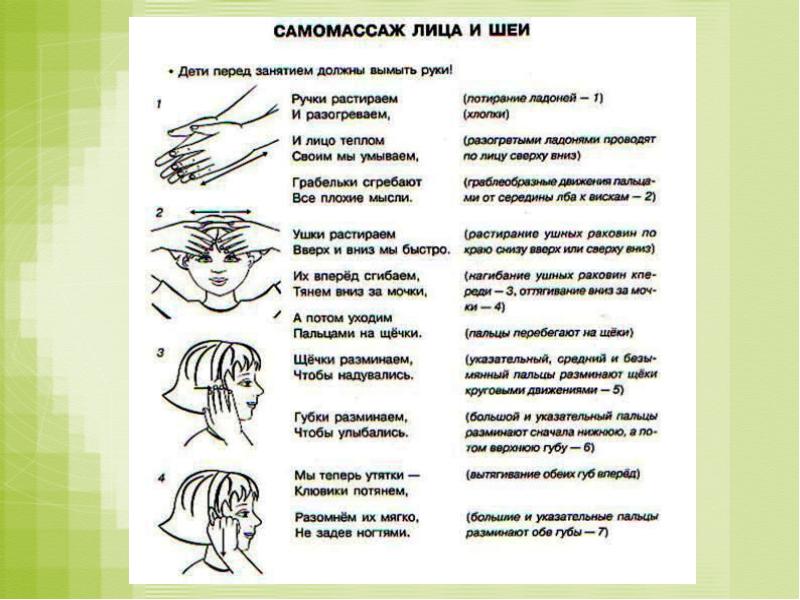 Самомассаж презентация по физкультуре