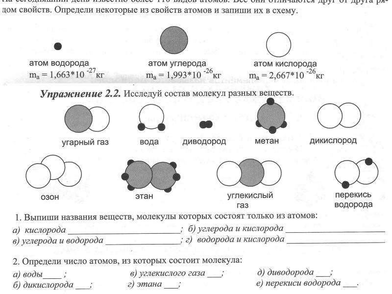 Состав молекулы вещества. Исследуй состав молекул. Исследуй состав молекул разных веществ упражнение. Из каких атомов и молекул состоит лист. Сравни различные вещества.