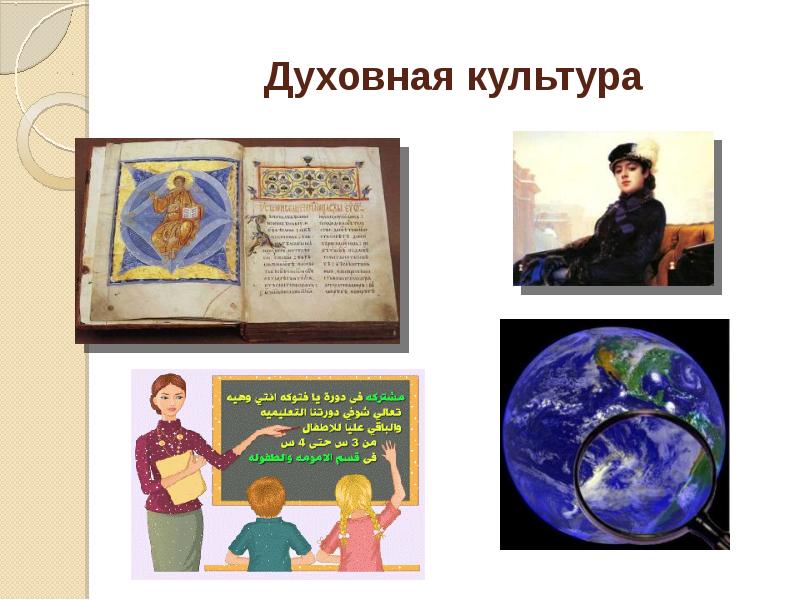 Духовная культура Духовная культура