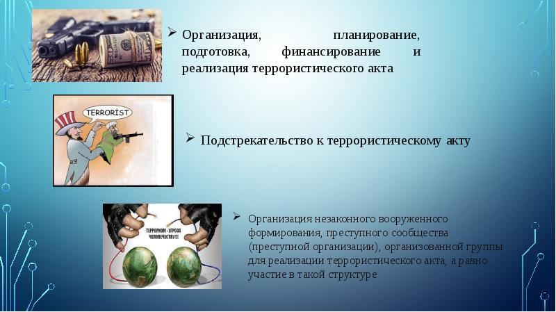 способ финансирования террористической деятельности. организация террористического акта. подстрекательство к террористическому акту примеры. террористическая деятельность деятельность включающая в себя. терроризм и террористическая деятельность.