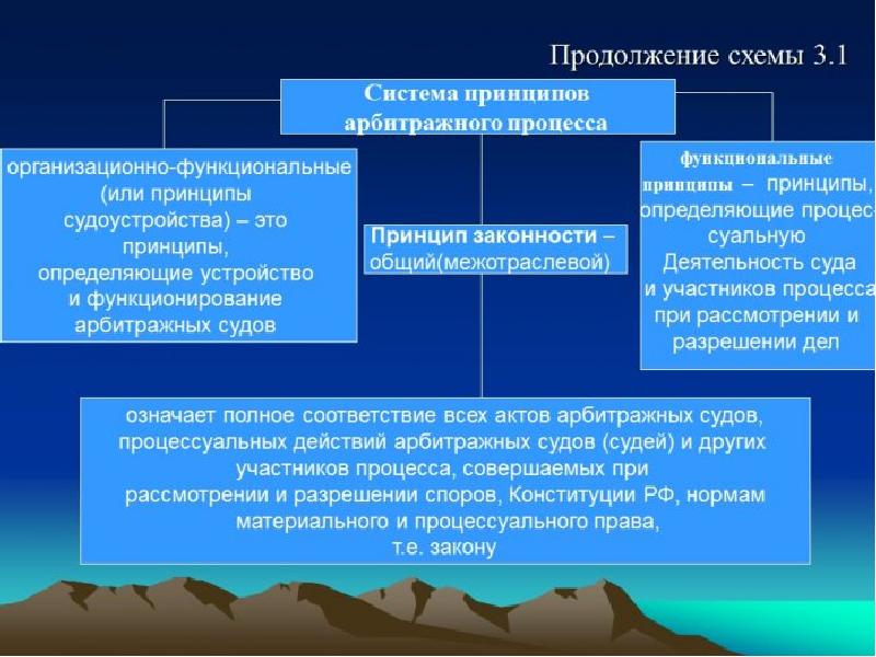 План на тему арбитражный процесс