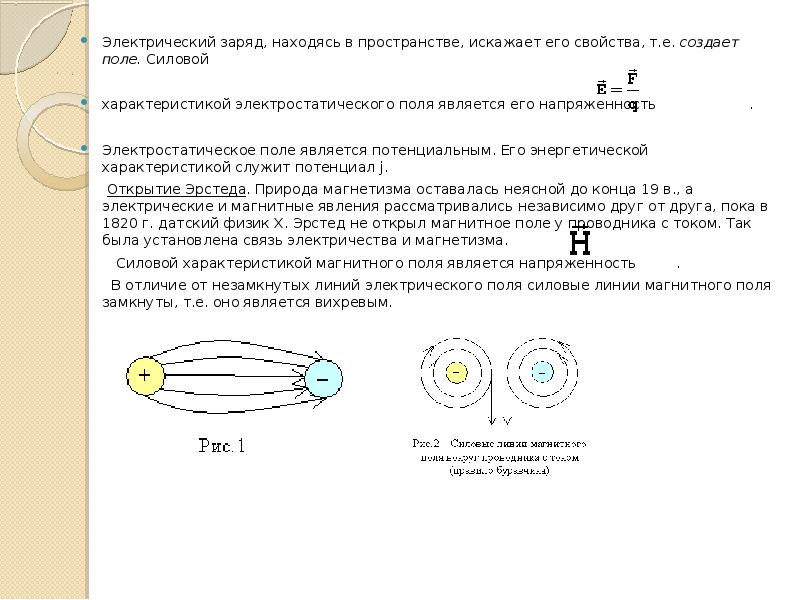 Электромагнитная картина мира физика