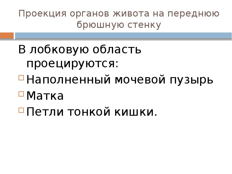 Топографическая анатомия живота презентация