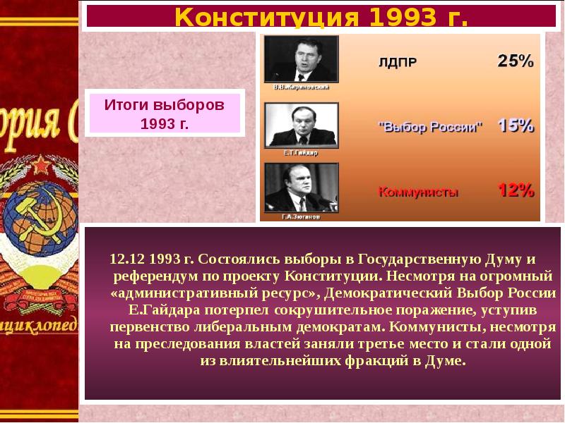 Конституция проект 1993