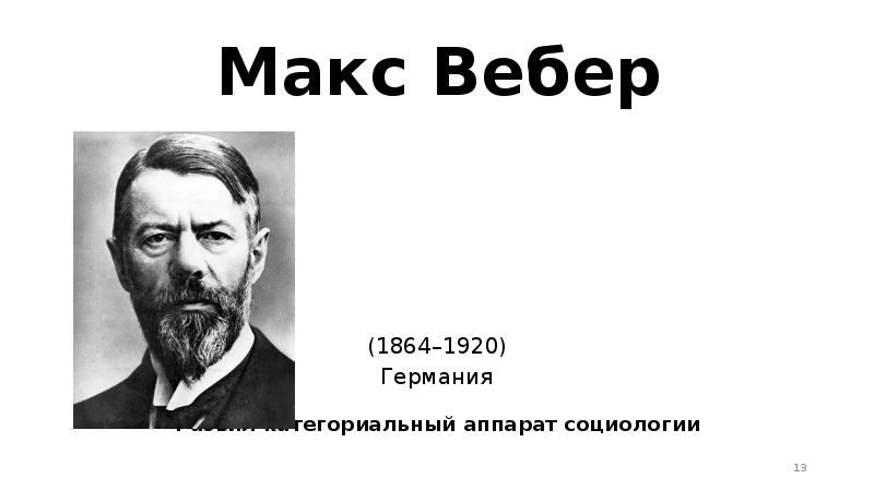 Вебер макс социология презентация