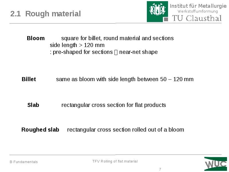 2.1 Classification of Rolling Mills