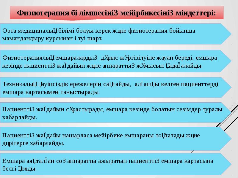 Емшара кабинетінің жұмысын ұйымдастыру презентация