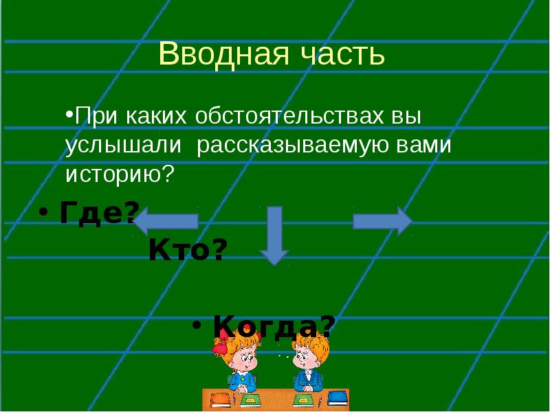 Презентация рассказ на основе услышанного