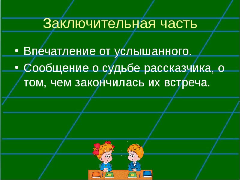 Рассказ на основе услышанного 6 класс презентация к уроку