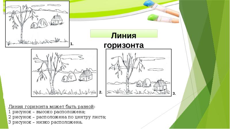 Горизонт задания. Линия горизонта рисунок. Линия горизонта рисунок для детей. Рисунок с низкой линией горизонта. Линия горизонта по изо.