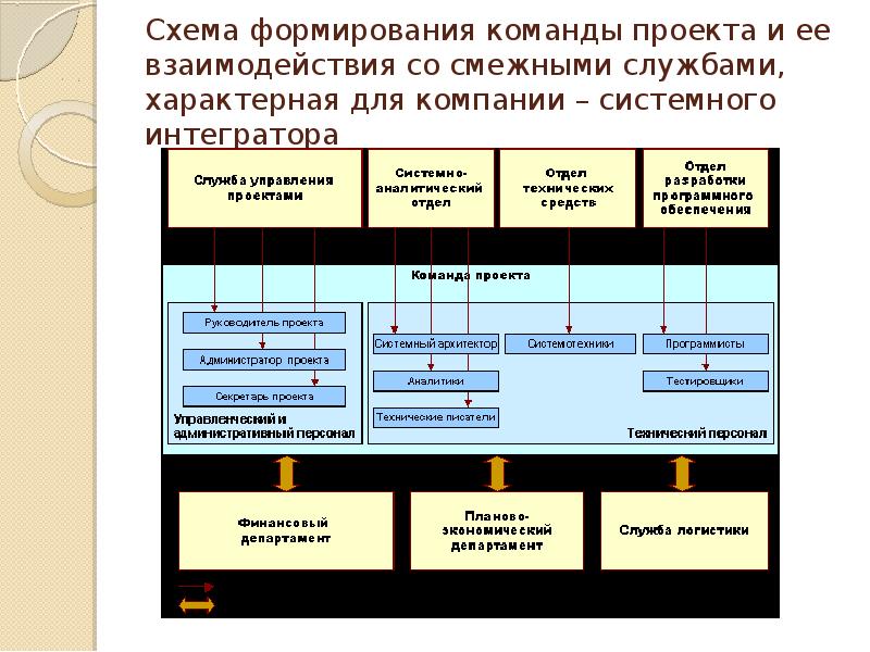 Организационная структура команды проекта