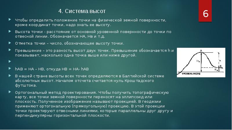 Метод изображения точек земной поверхности на плоскости посредством отвесных линий называется