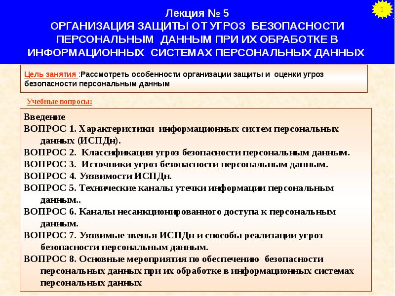 Угрозы безопасности персональных данных. Классификация угроз персональных данных. Организация защиты персональных данных в организации. Характеристики безопасности персональных данных. Информационная система персональных данных это.