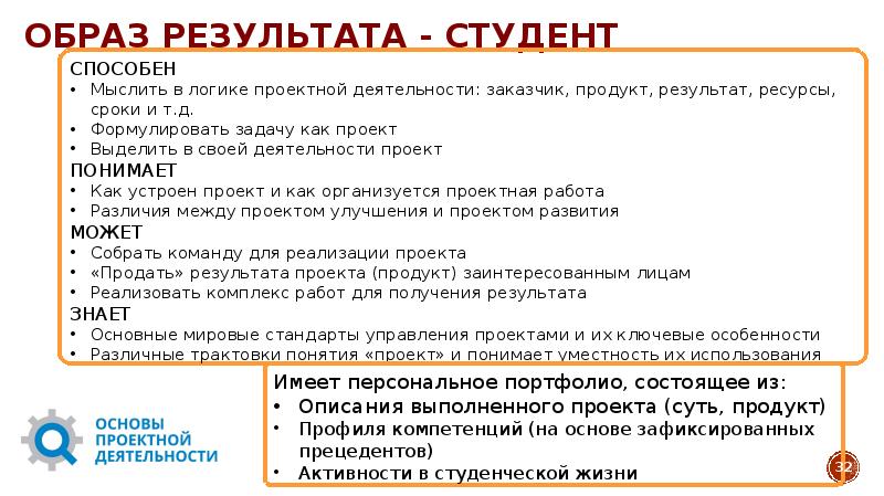 Что такое образ результата в проекте