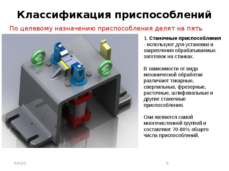 Применение оборудования и технологической оснастки