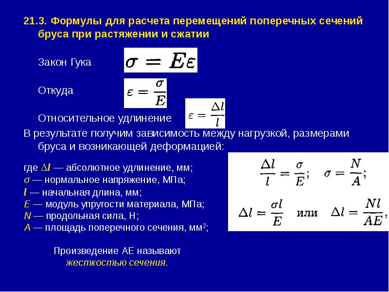 Величина нагрузки отнесенная к единице площади поперечного сечения испытуемого образца называется