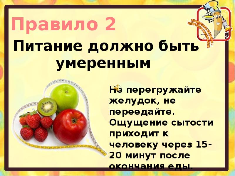 Презентация для 1 4 классов о здоровом питании