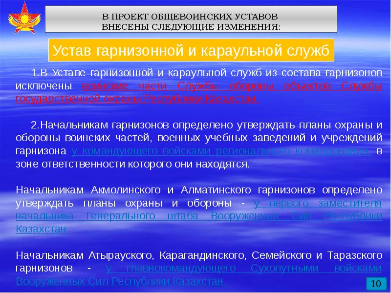 Устав караульной службы презентация