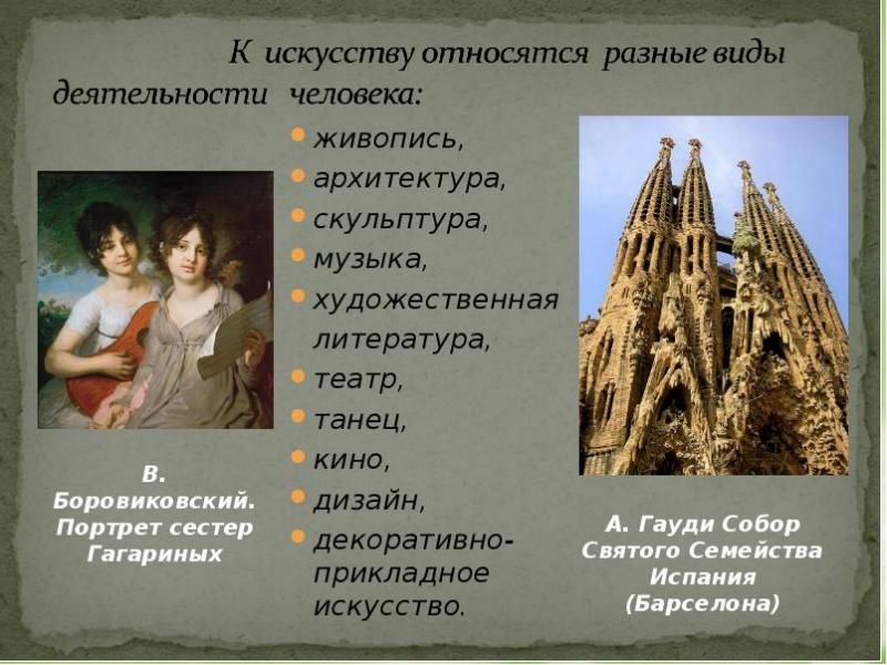 Итоговое сочинение. Тематическое направление «Искусство и