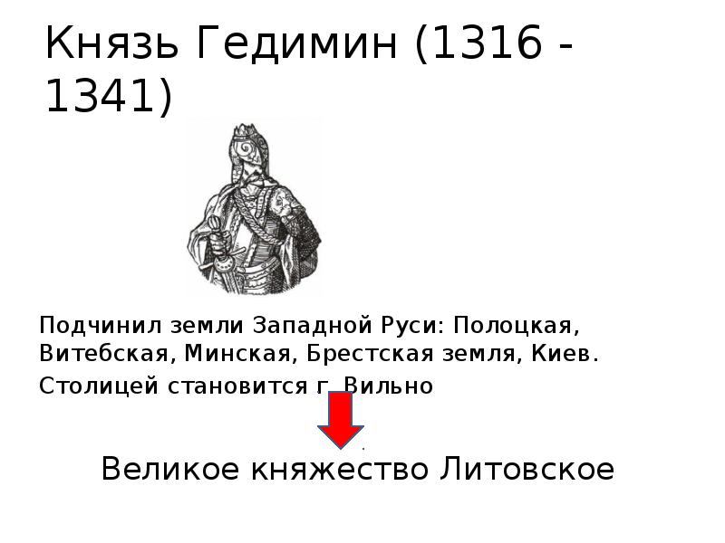 Презентация на тему литовское государство и русь 6 класс