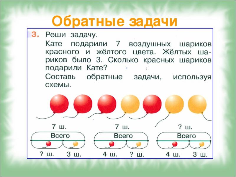 Взаимообратные задачи 2 класс перспектива презентация - 98 фото