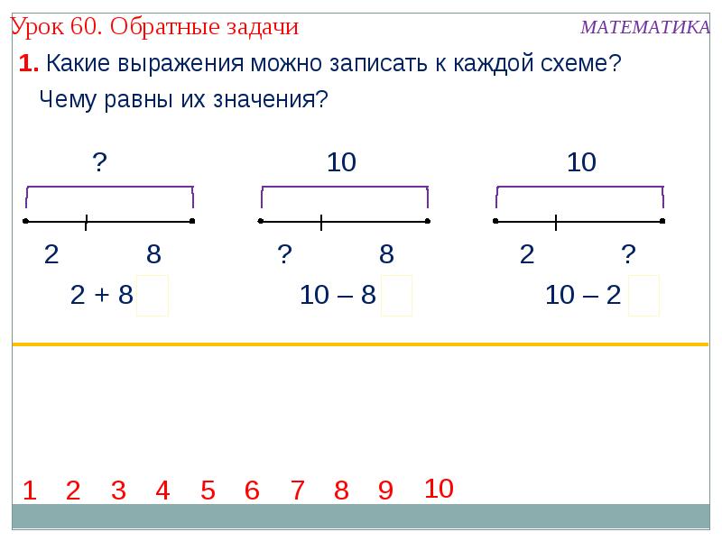 Задачи 1 класс для тренировки по математике презентация