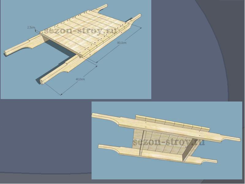 Носилки строительные своими руками чертежи и размеры