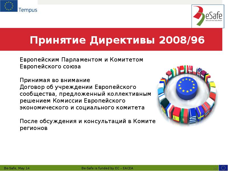 Принятие Директивы 2008/96