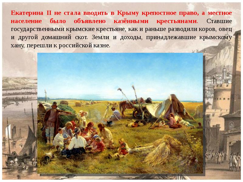 Начало освоения новороссии и крыма образование новороссии. Начало освоения Крыма. Освоение Крыма презентация.