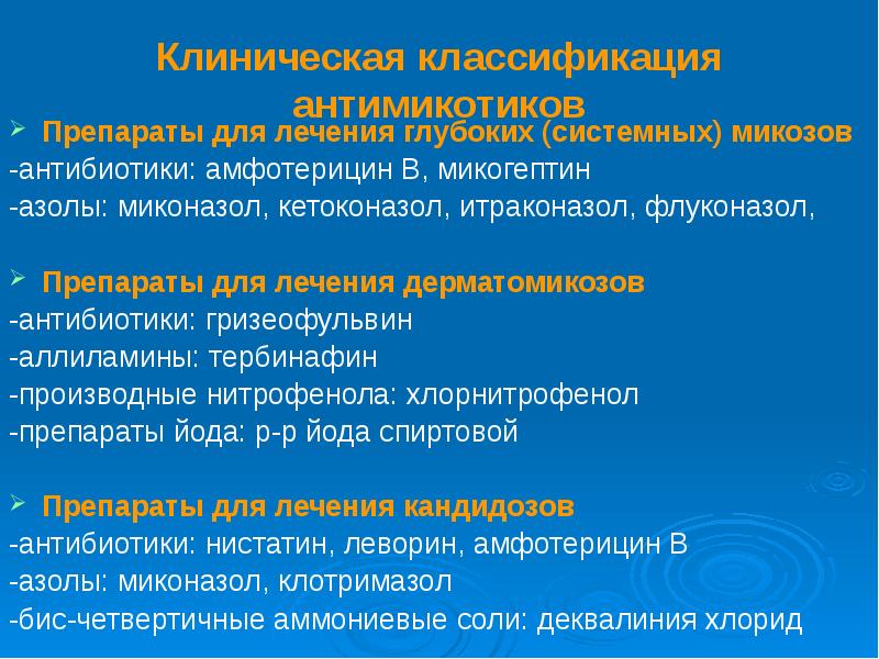многообразие противоинфекционных препаратов Антибактериальные > 20 ...