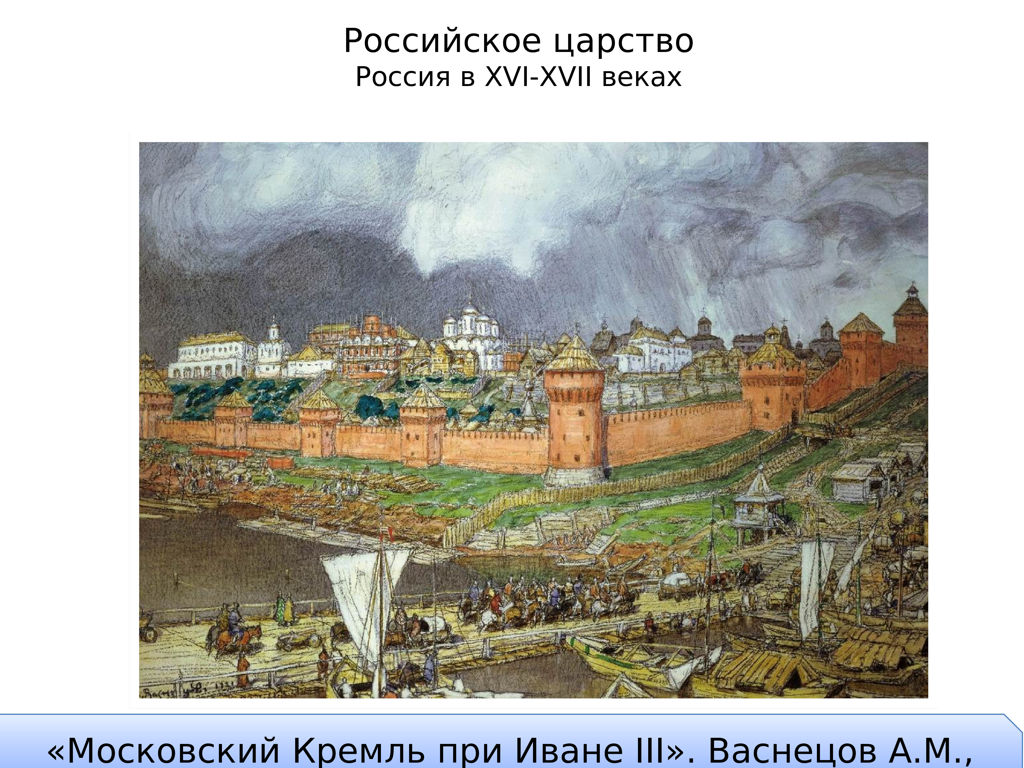 Доклад по теме Московское царство