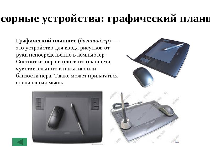 Это устройство для ввода рисунков от руки непосредственно в компьютер