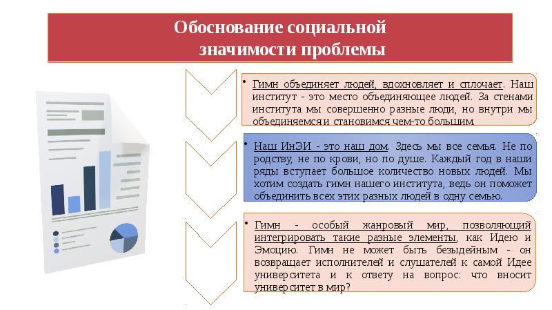 Обоснование социальной значимости спортивного проекта