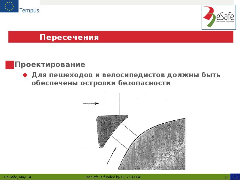 Пересечения
Проектирование
Для пешеходов и велосипедистов должны быть обеспечены Пересечения
Проектирование
Для пешеходов и велосипедистов должны быть обеспечены