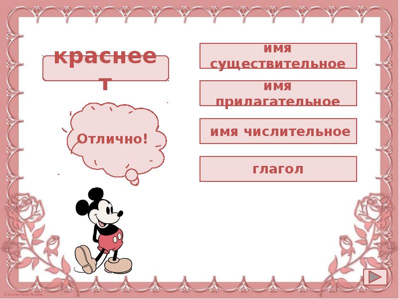 Тренажер части речи 2 класс презентация школа россии