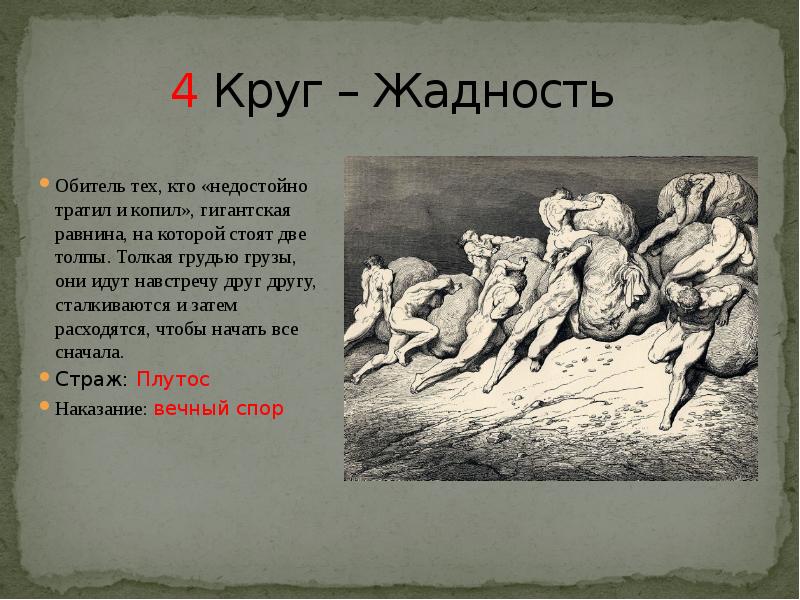 Проект данте 7 круг