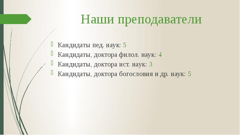 Наши преподаватели
Кандидаты пед. наук: 5
Кандидаты, доктора филол. наук: 4
Наши преподаватели
Кандидаты пед. наук: 5
Кандидаты, доктора филол. наук: 4