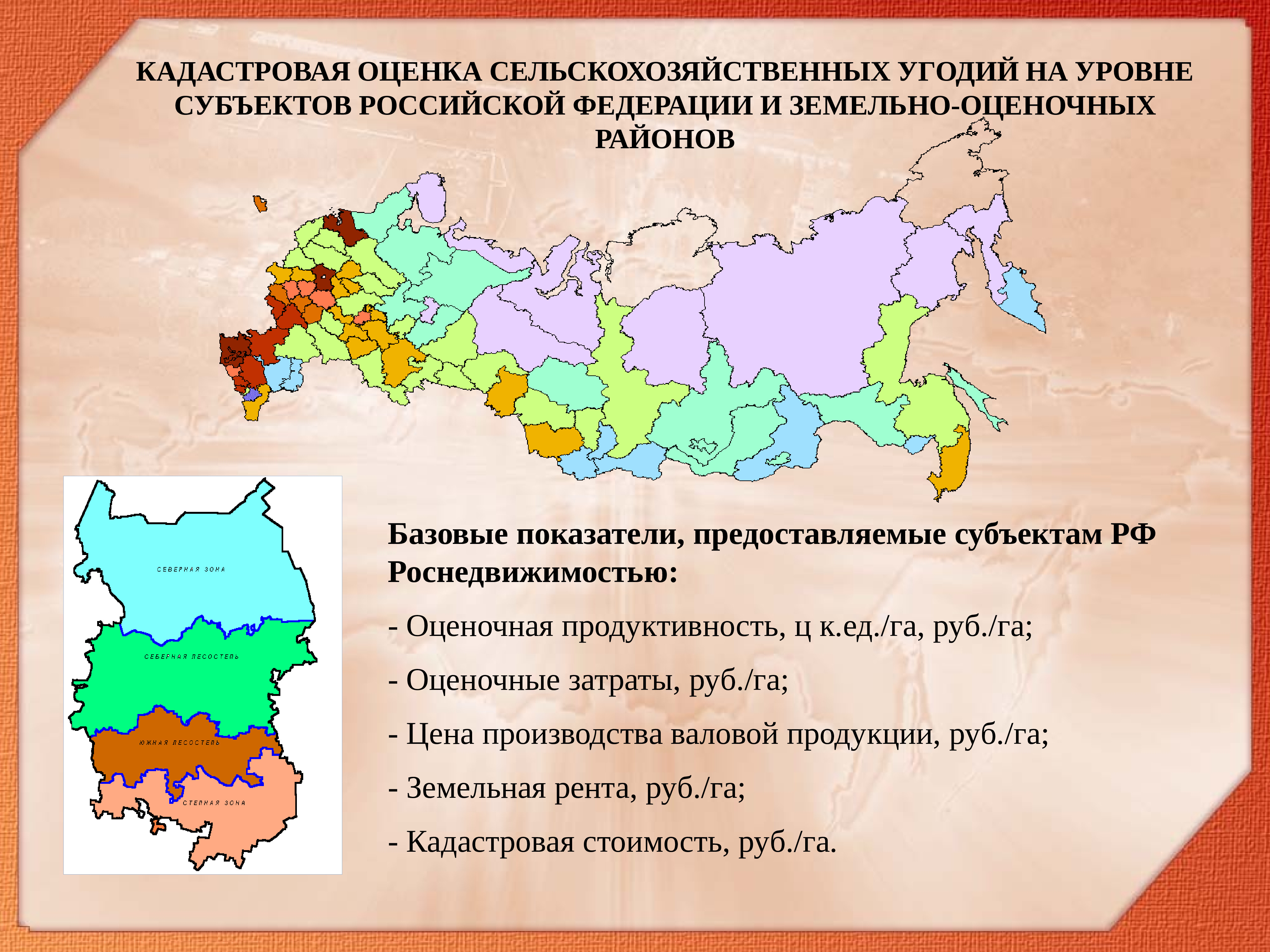 Изменение границ субъектов. Оценка сельскохозяйственных угодий. Кадастровая оценка сельскохозяйственных земель. Этапы кадастровой оценки сельскохозяйственных угодий. Оценка хозяйства России.