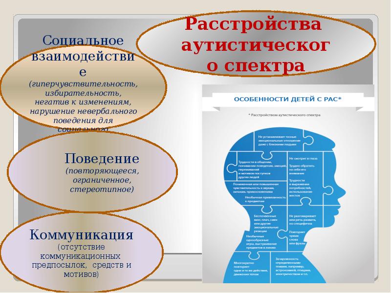 Психолого педагогическая характеристика детей с рас презентация