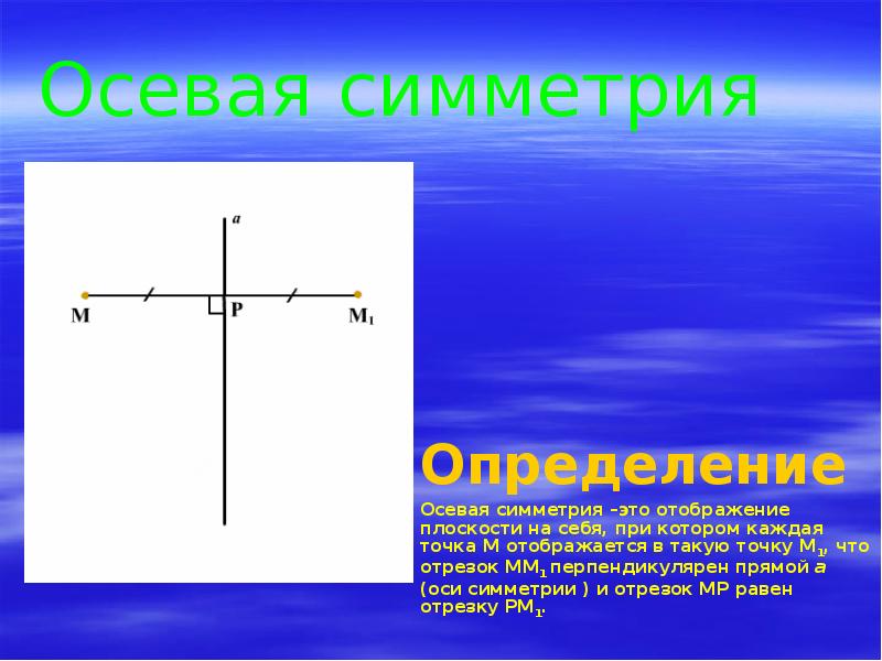 Прямая перпендикулярна оси. Ось симметрии отрезка. Ось симметрии прямой. Осевая симметрия определение. Осевая симметрия на плоскости.