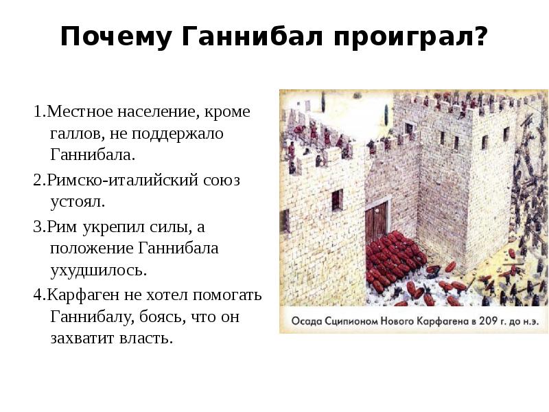 Сообщение почему римляне боялись ганнибала кратко