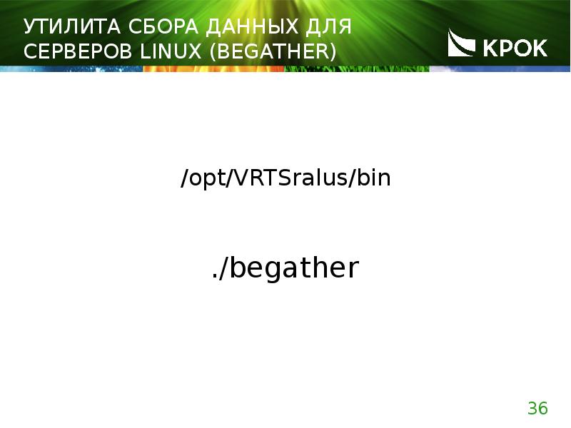 Утилита сбора данных для серверов Linux (begather)