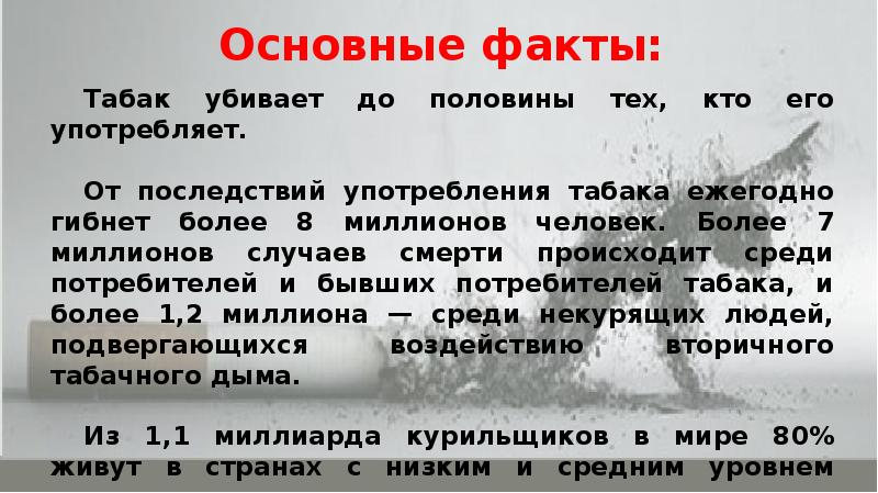 31 мая всемирный день без табака презентация для школьников