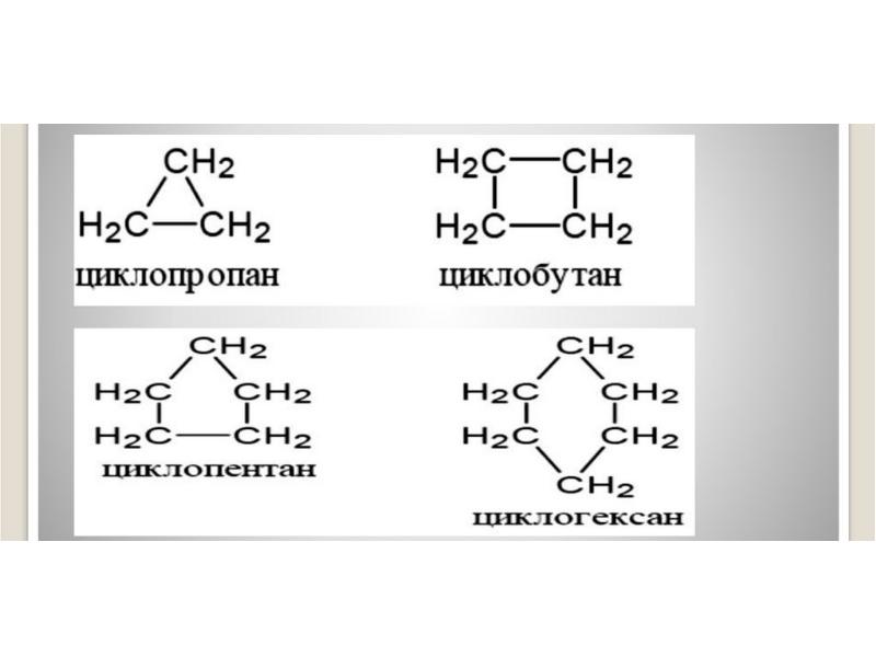 Циклоалкандар презентация казакша