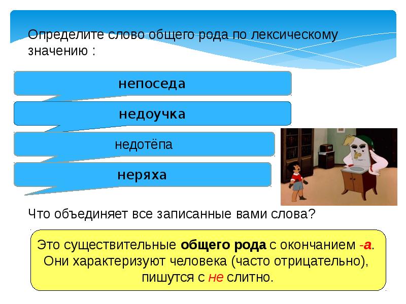 Что значит общий род. Слова общего рода. Слова общего рода существительные. Предложения с существительными общего рода. Текст со словами общего рода.