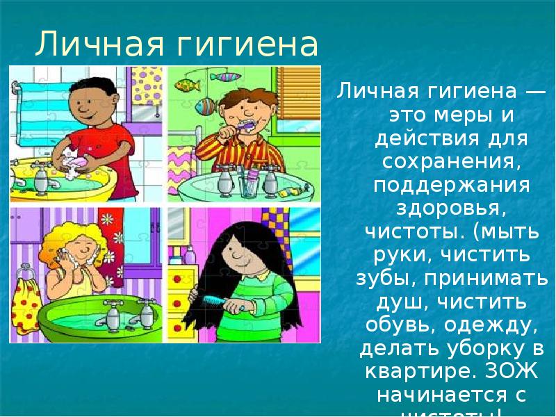 Гигиена зож презентация