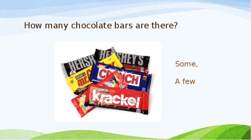 How many chocolate bars are there?