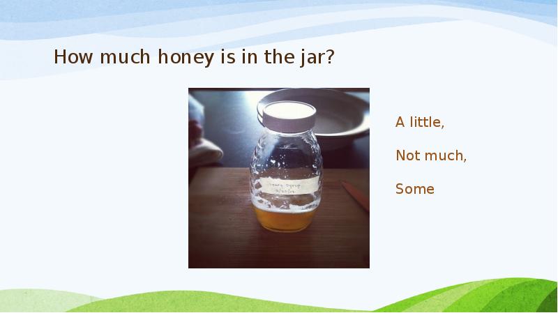 How much honey is in the jar?