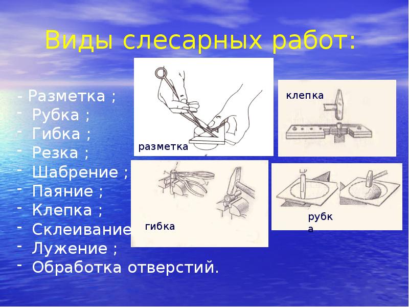 Рубка и резка металла презентация