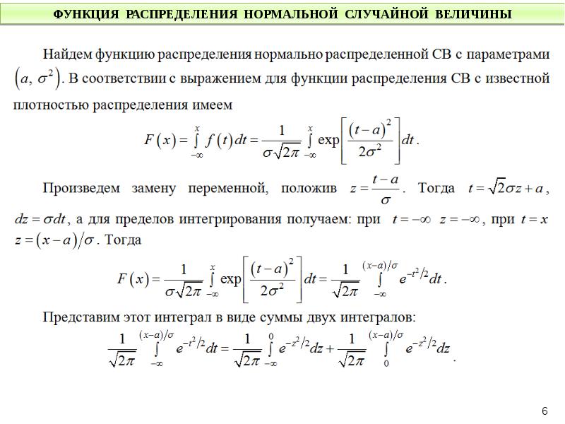 Законы распределения случайных величин презентация